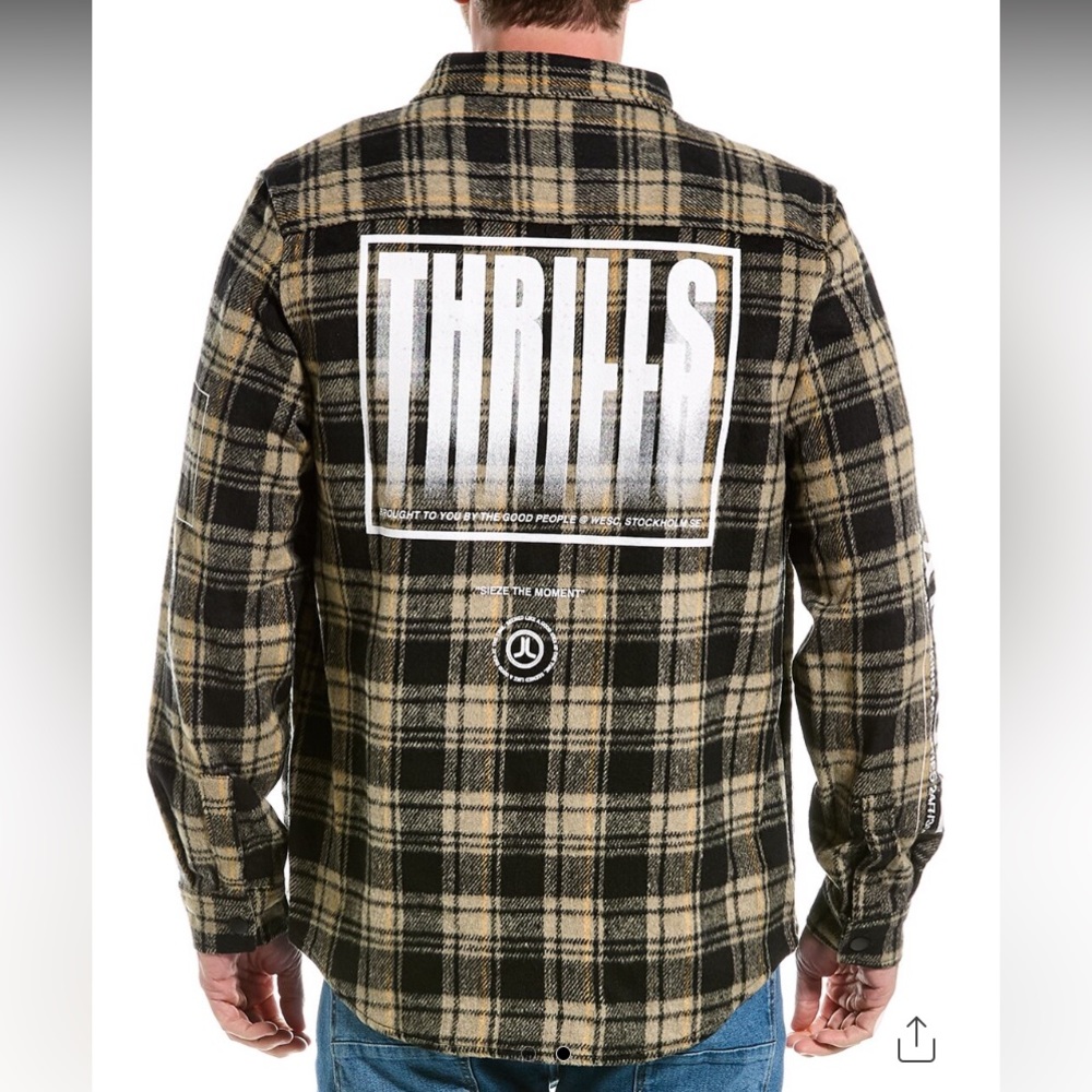 WeSC Oden Thrills Fleece Shirt Jacket Shacket